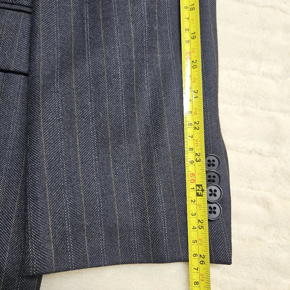 Banana Republic Modern Fit Mens 42R Blazer Pinstripe Wool Sport Coat Old Money